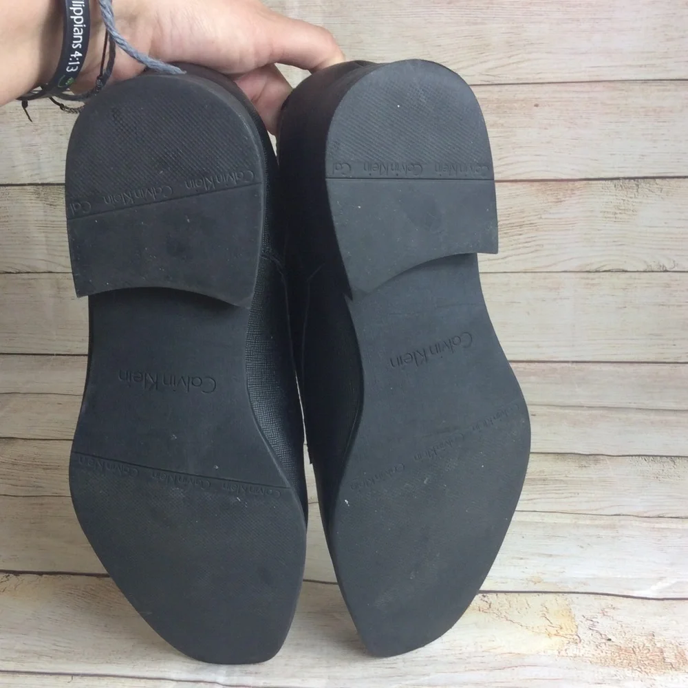 Calvin Klein Brodie Oxford black leather. Size 11